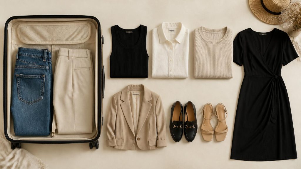 Featured image for the article: Carry-On Capsule Wardrobe