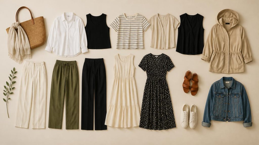 Featured image for the article: Travel Capsule Wardrobe