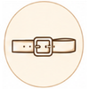 Define the waist with a belt