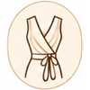 Look for seams and wrap details